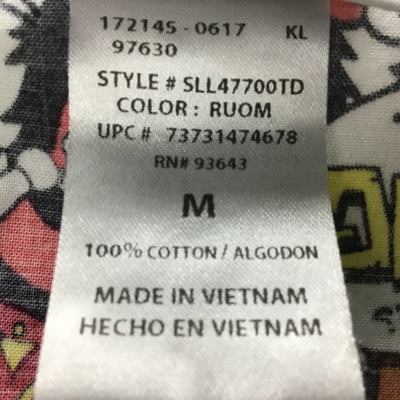 Rudolph The Red Nose Reindeer Holiday Christmas Festive Scrubs Size Medium - Picture 9 of 9